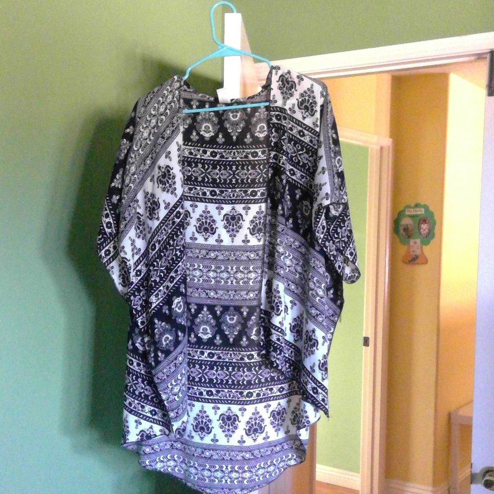 Black and White Cardigan